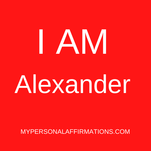 I AM Alexander