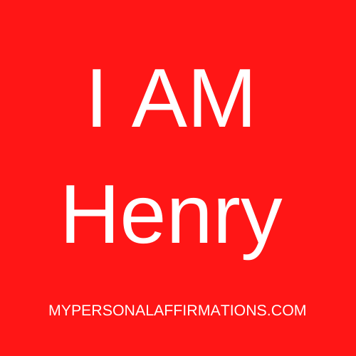I AM Henry