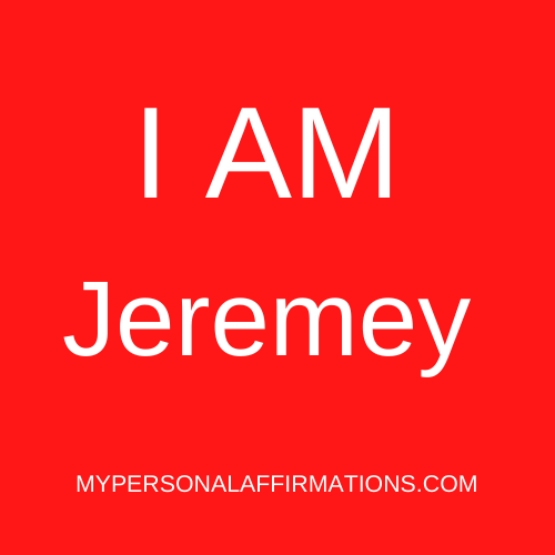 I AM Jeremey