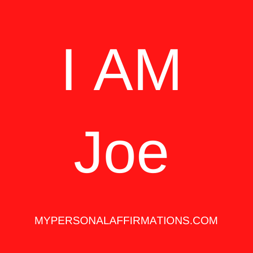 I AM Joe