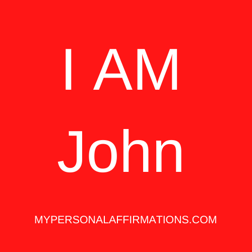 I AM John