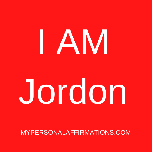 I AM Jordon