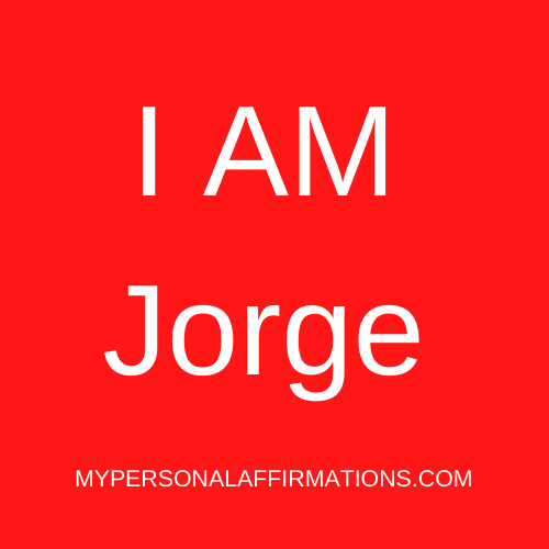 I AM Jorge