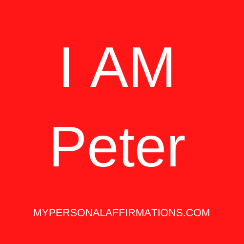 I AM Peter