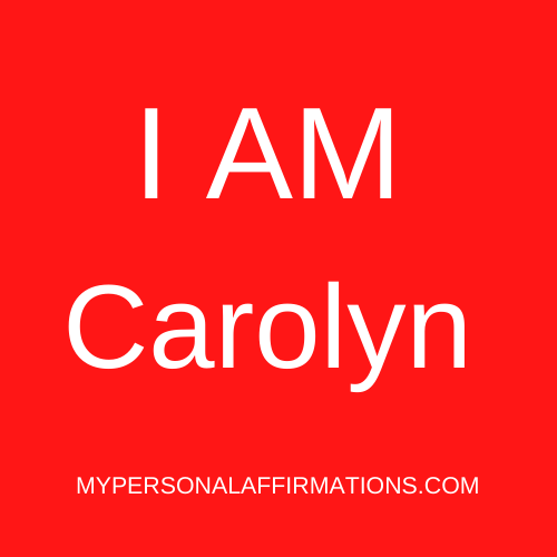 I AM Carolyn