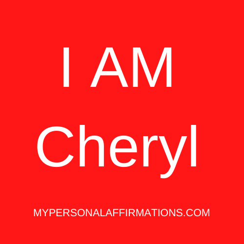I AM Cheryl