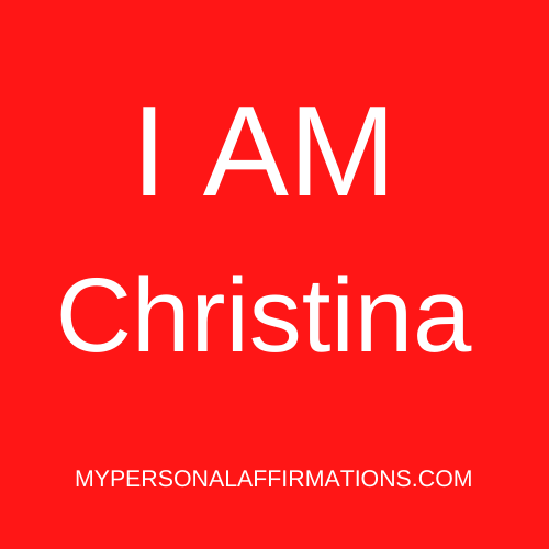 I AM Christina