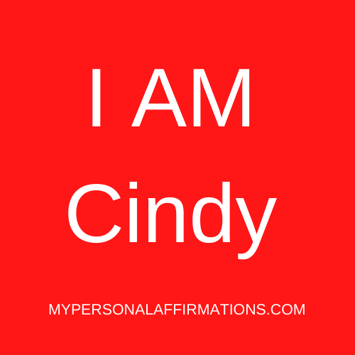 I AM Cindy