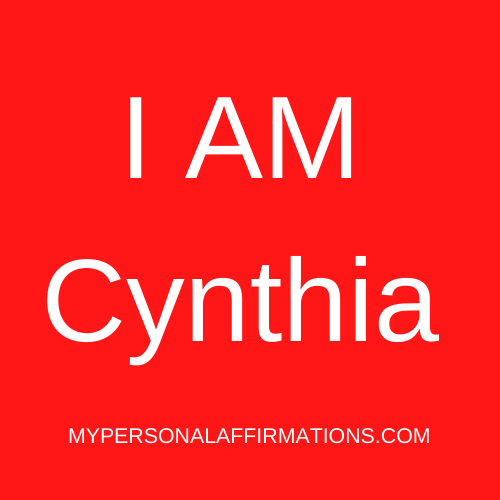 I AM Cynthia