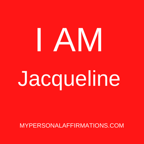I AM Jacqueline