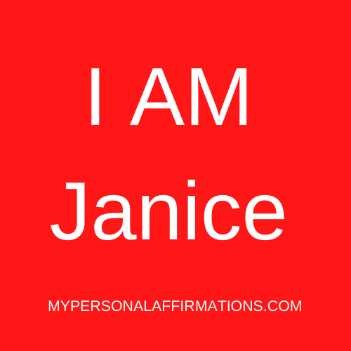 I AM Janice