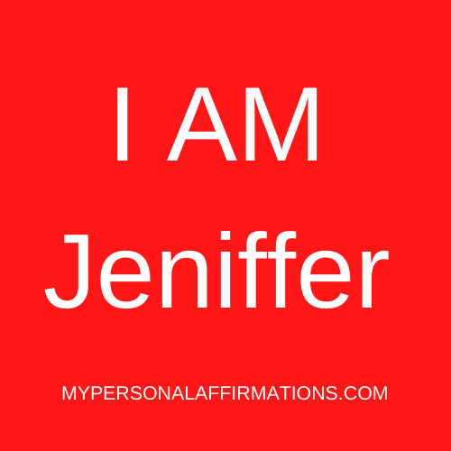 I AM Jeniffer