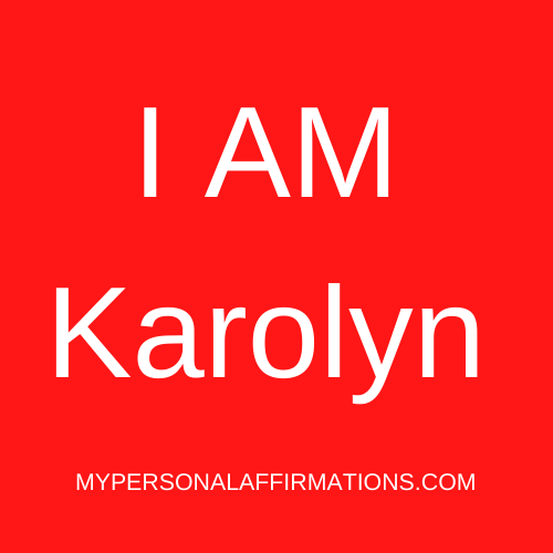 I AM Karolyn