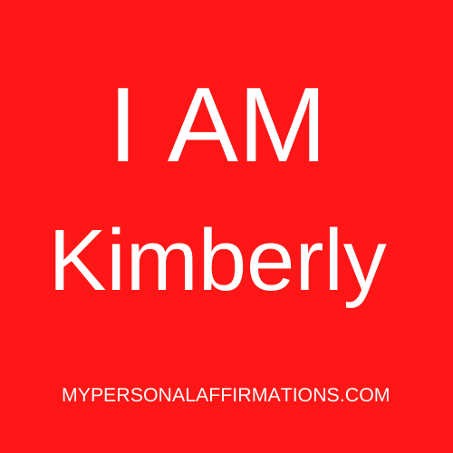 I AM Kimberly