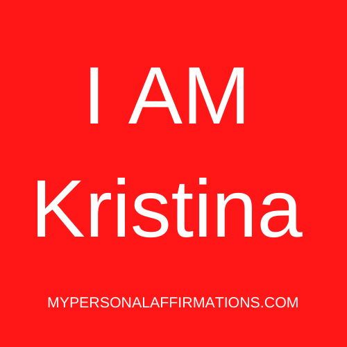 I AM Kristina