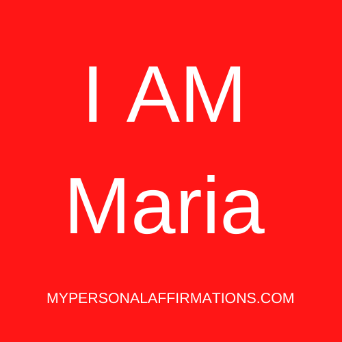 I AM Maria