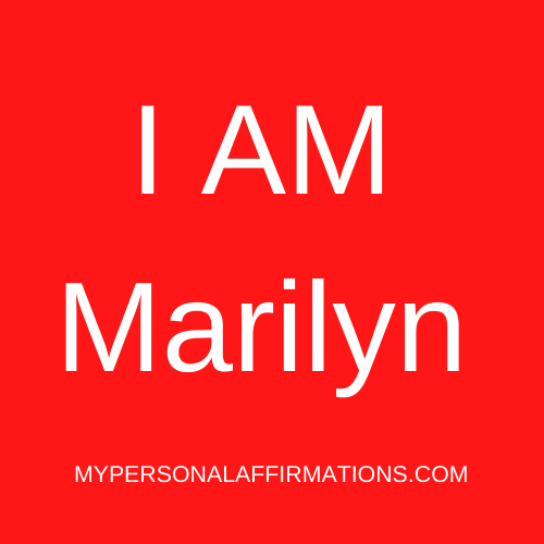 I AM Marilyn