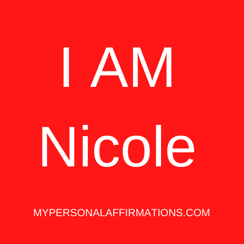 I AM Nicole