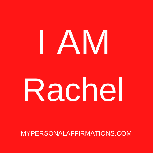 I AM Rachel