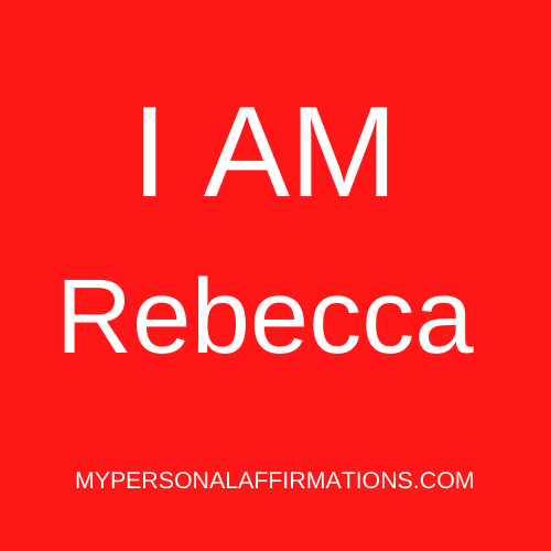 I AM Rebecca