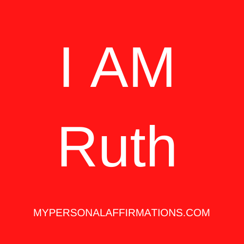I AM Ruth