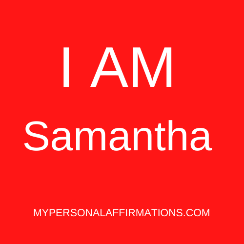 I AM Samantha