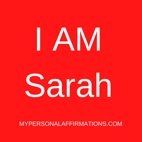 I AM Sarah