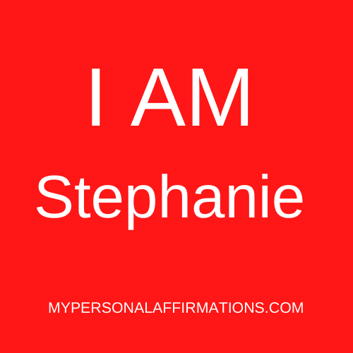 I AM Stephanie