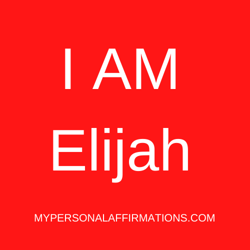 I AM Elijah