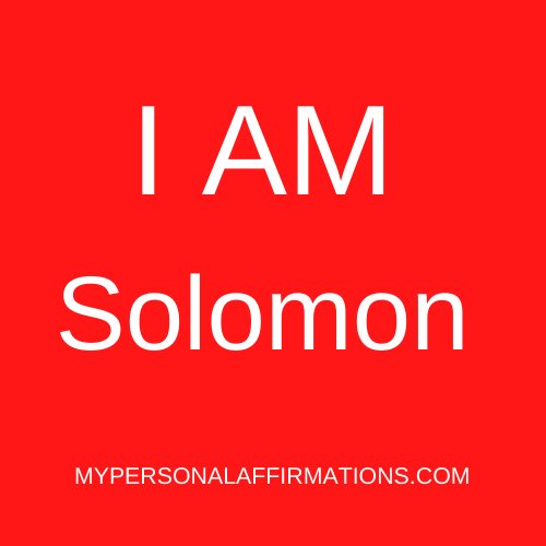 I AM Solomon